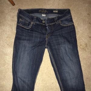 Silver jeans suki surplus capris